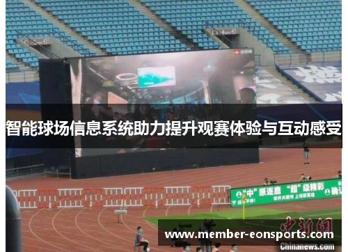 智能球场信息系统助力提升观赛体验与互动感受