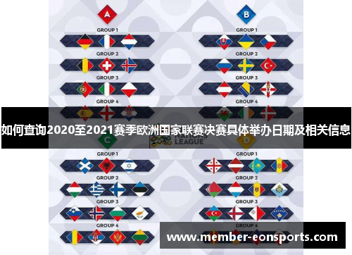 如何查询2020至2021赛季欧洲国家联赛决赛具体举办日期及相关信息