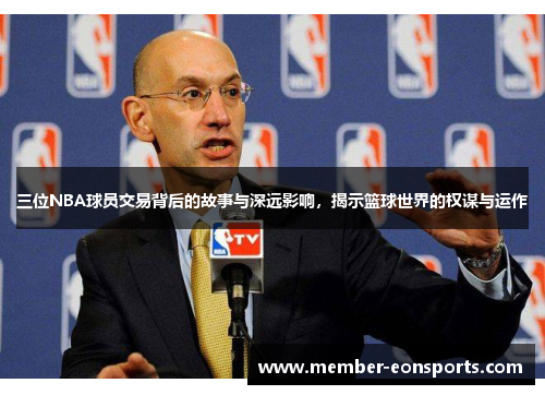 三位NBA球员交易背后的故事与深远影响，揭示篮球世界的权谋与运作