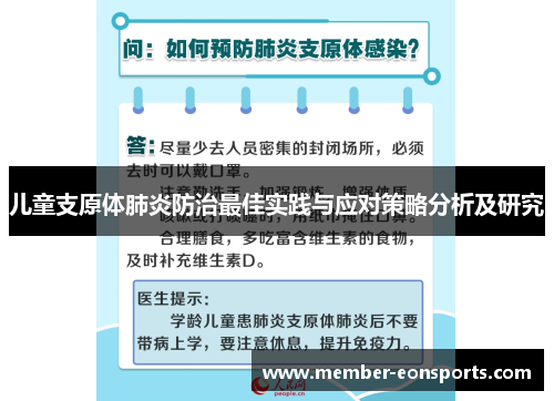 儿童支原体肺炎防治最佳实践与应对策略分析及研究